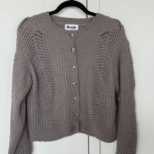 ROUJE Gray Knit Sweater